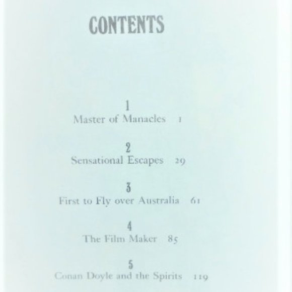 MC2 1976 1st Ed. HOUDINI A PICTORIAL Milbourne Christopher Magic Trick Book - Picture 4 of 9